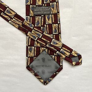 Robert Talbott Best Of Class Norton Ditto Silk Necktie Geometric Made In USA